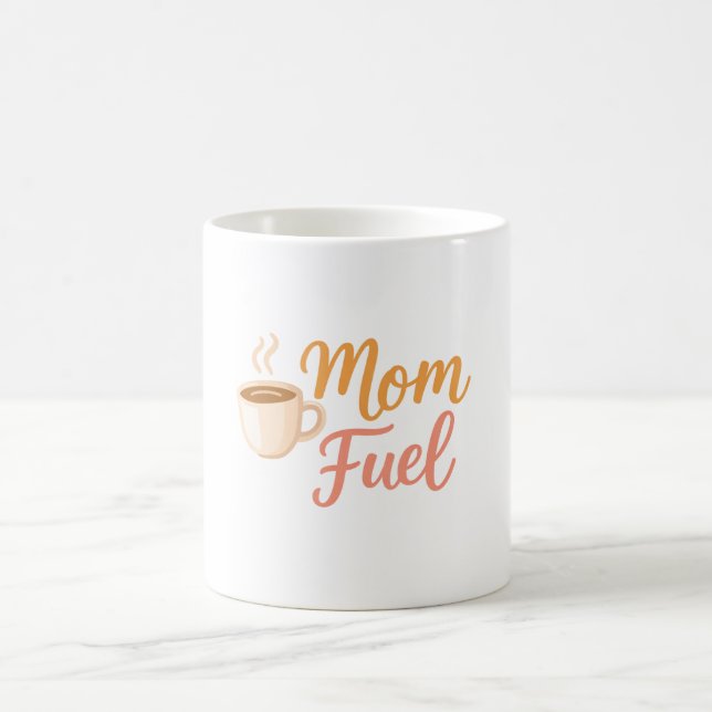 Tasse à café 'Carburant de Maman' pour les mamans (Centre)