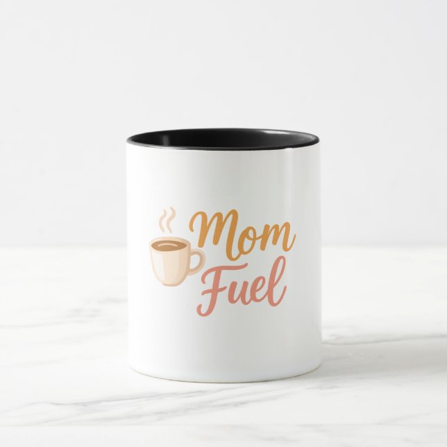 Tasse à café 'Carburant de Maman' pour les mamans (Centre)