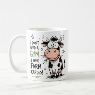 Tasse à café Cardio Ferme de la Vache Drôle