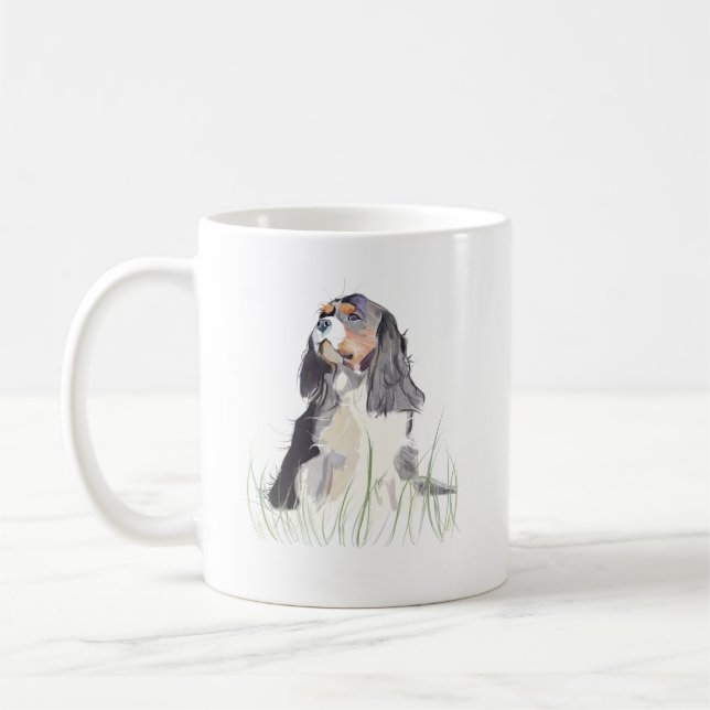 Tasse à café Cavalier King, Cadeau pour maman de c (Gauche)
