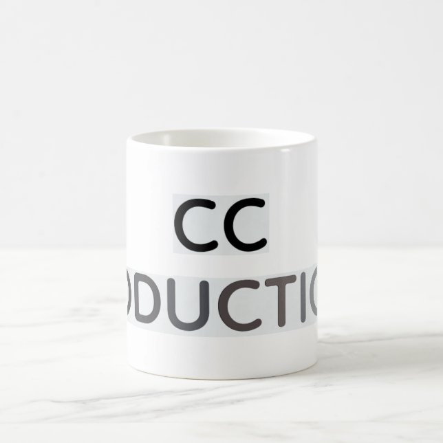 Tasse à café CC Productions Black-to-Grey Fade (Centre)