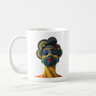 Tasse à café célébrant l'art des quiltieres