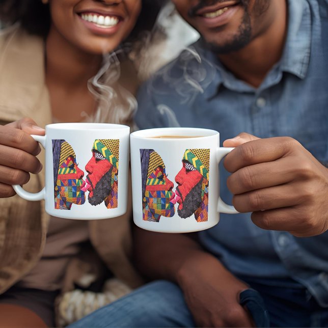 Tasse à café célébrant l'art du quilting (Créateur téléchargé)