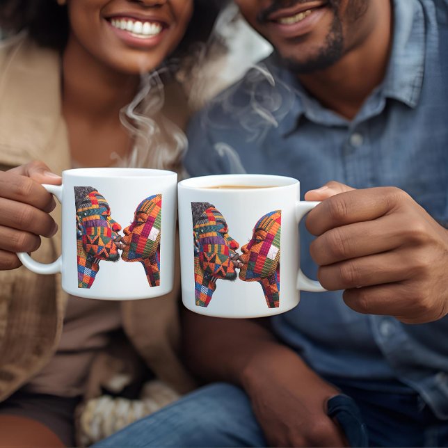 Tasse à café célébrant l'art du quilting (Créateur téléchargé)