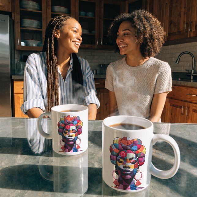 Tasse à café célébrant les femmes noires (Créateur téléchargé)