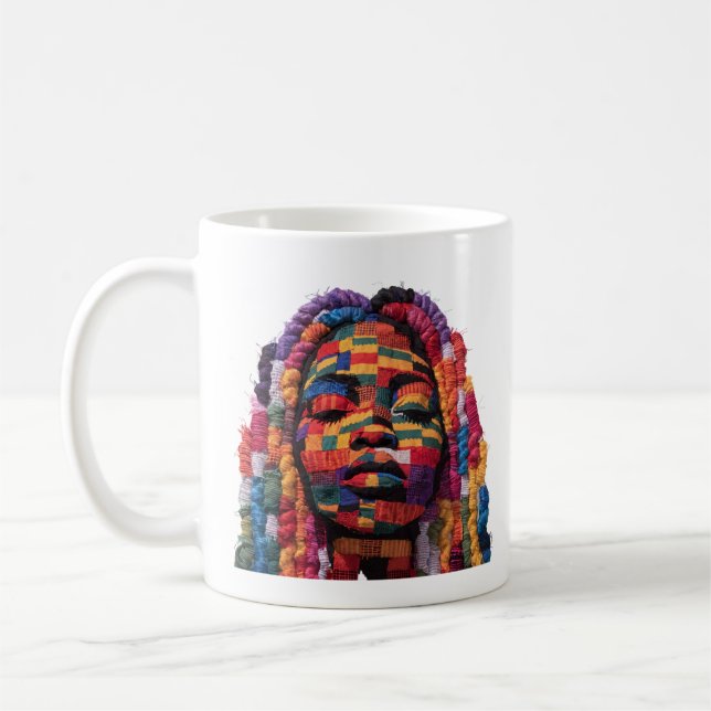 Tasse à café Célébration de l'art des femmes quilt (Gauche)