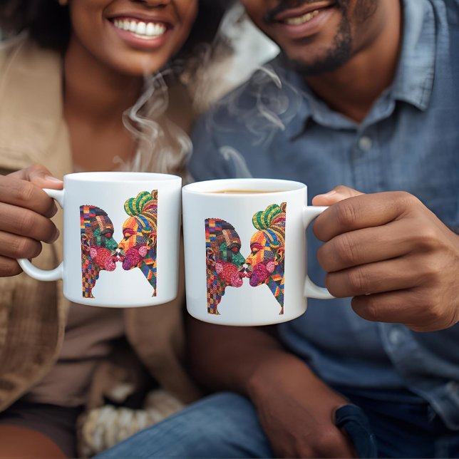 Tasse à café Célébration de l'art du quilting (Créateur téléchargé)