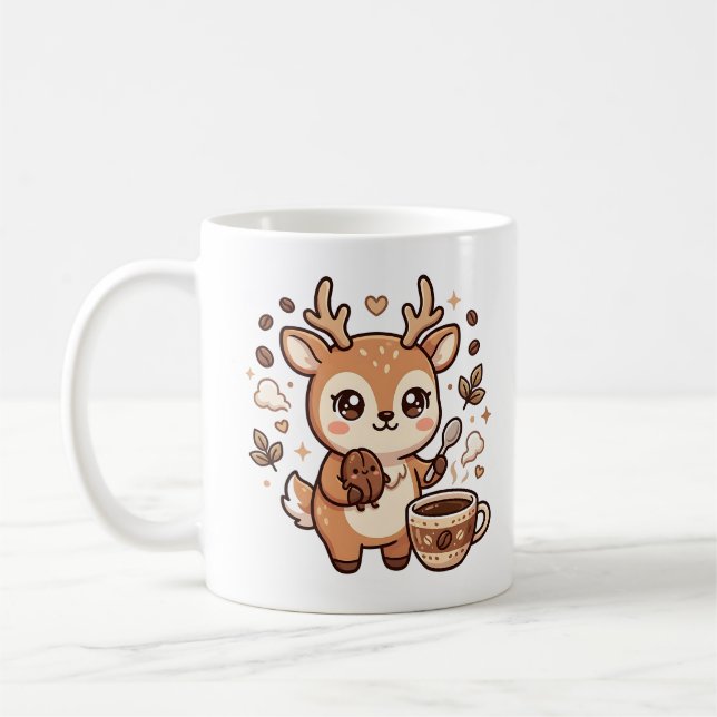 Tasse à café Cerf Mignon (Gauche)