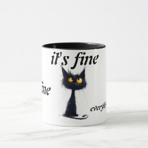 Tasse à café "C'est bon Je vais bien Tout va bien"