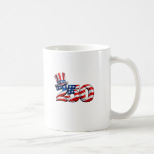 Tasse à café chapeau de l'oncle Sam 250 patriotiqu
