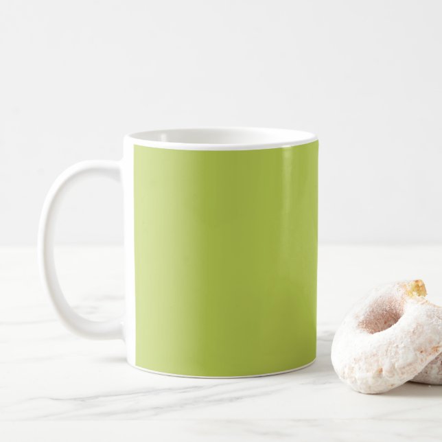 Tasse à café chartreuse douce tendance (Avec donut)
