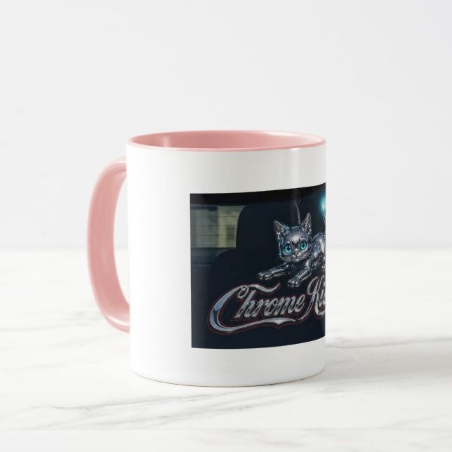 Tasse à café Chat Chrome (Devant gauche)