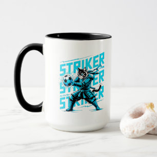Tasse à café Chat de Foot Énergique