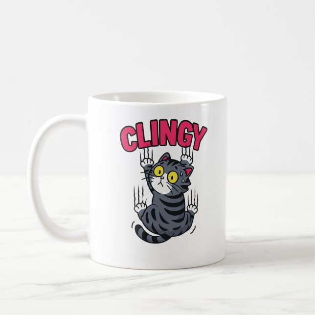 Tasse à café Chat Noir Amateur de Ramen (Gauche)