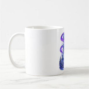 Tasse à café Château de Glace Nuit d'Hiver au Clai