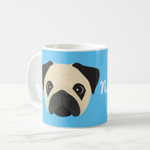 Tasse à café Chien Carlin