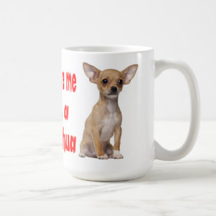 Tasse à café Chien Chiot Chihuahua Rouge Amour