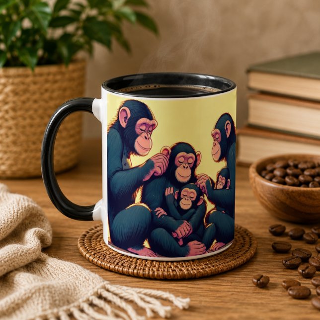 Tasse à café Chimpanzé (Chimpanzee Coffee Mug)