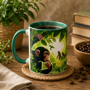 Tasse à café Chimpanzé