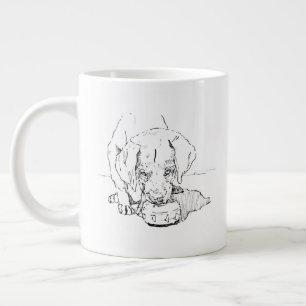 Tasse à café chiot Labrador, Art pour maman de chi