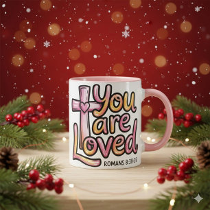 Tasse à café chrétienne de 11 oz « Vous êtes aimé