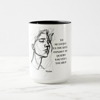 Tasse à café citation espagnole résiliente
