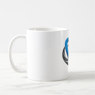 Tasse à café classique avec logo tourbillon abstra