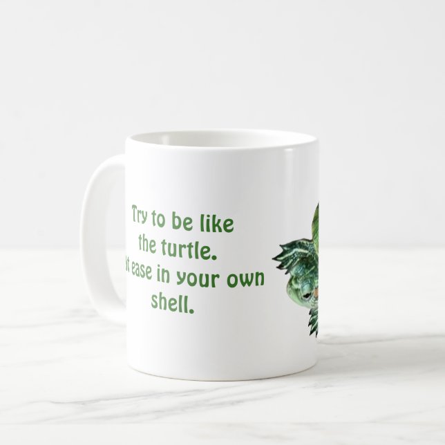 Tasse à café classique Tortue (Devant gauche)