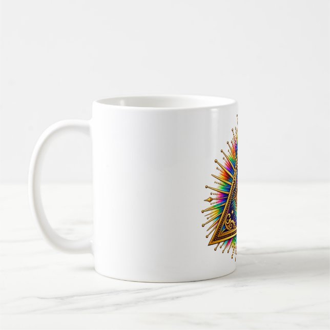 Tasse à café Cobalt Sun Eye (Gauche)