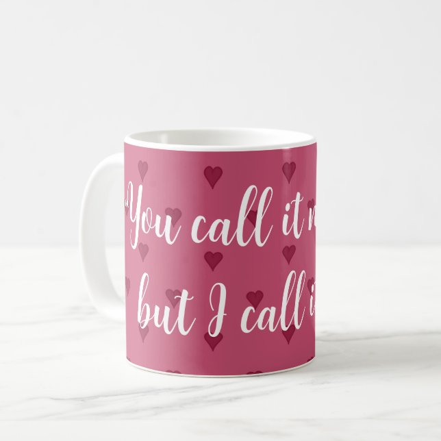 Tasse à café Cœurs Rouges (Devant gauche)