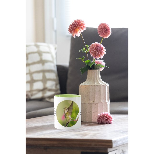 Tasse à café Colibri avec des faits amusants (Créateur téléchargé)