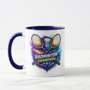 Tasse à café Combo Coloré Champion de Badminton