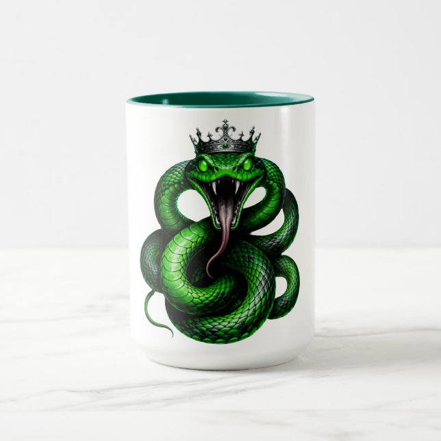 Tasse à café Couronne de Serpent Vert (Centre)