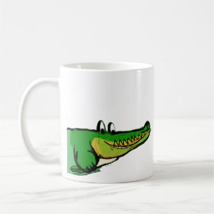 Tasse à café Crocodile Mignon & Joyeux   Croc Heur