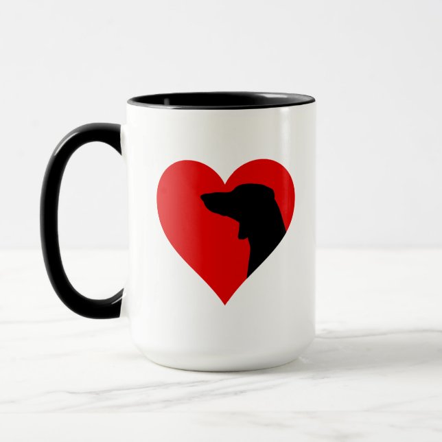 Tasse à café Dachshund (Gauche)