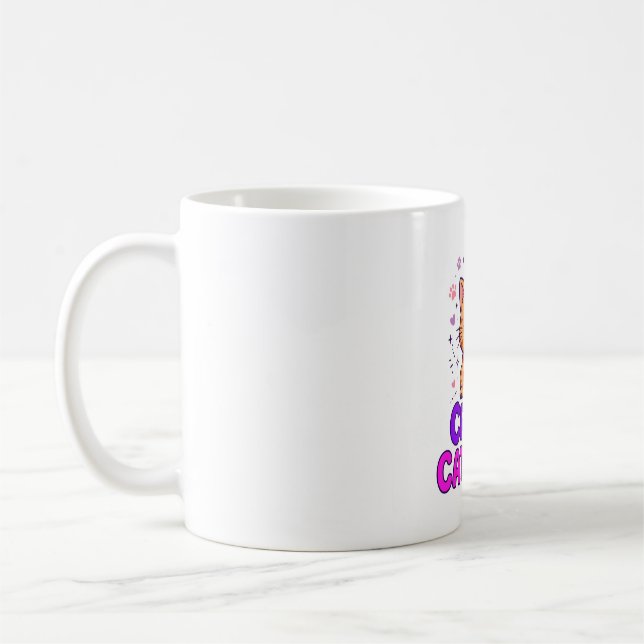 Tasse à café Dame Chat Fou (Gauche)