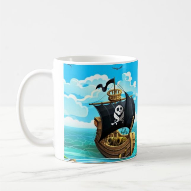 Tasse à café Danny Duck le Pirate (Gauche)