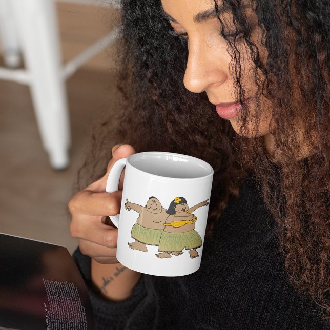Tasse à café Danseuses de hula (Créateur téléchargé)