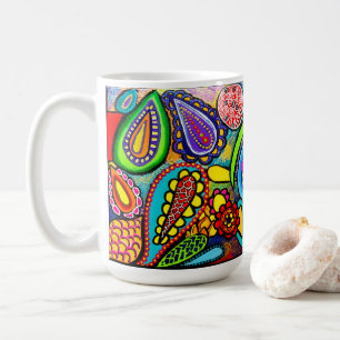 Tasse à café d'art cellulaire