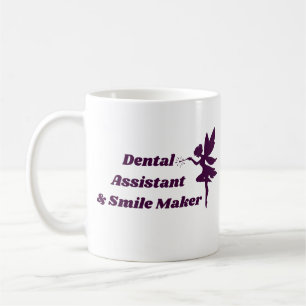 Tasse à café d'assistante dentaire et fée créatric