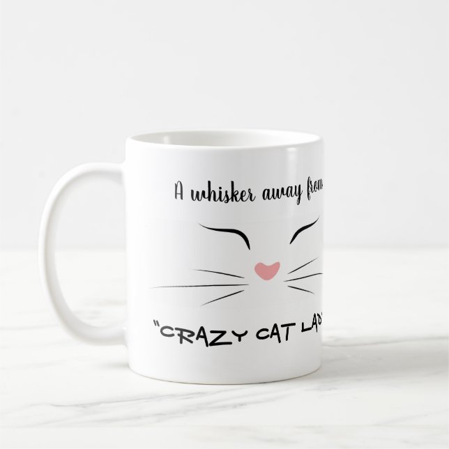 Tasse à café de chat (Gauche)