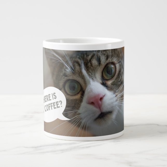 Tasse à café de chat (Devant)