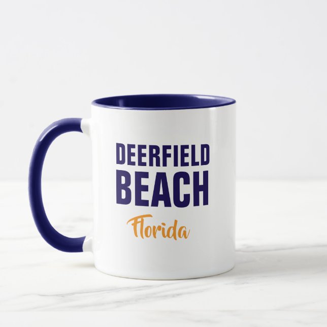 Tasse à café de Deerfield Beach Floride (Gauche)