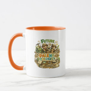 Tasse à café de dinosaure mignonne pour futur palé