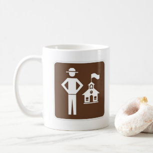 Tasse à café de garde forestier enseignant