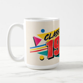 Tasse à café de la classe des années 80 Rétro Vint