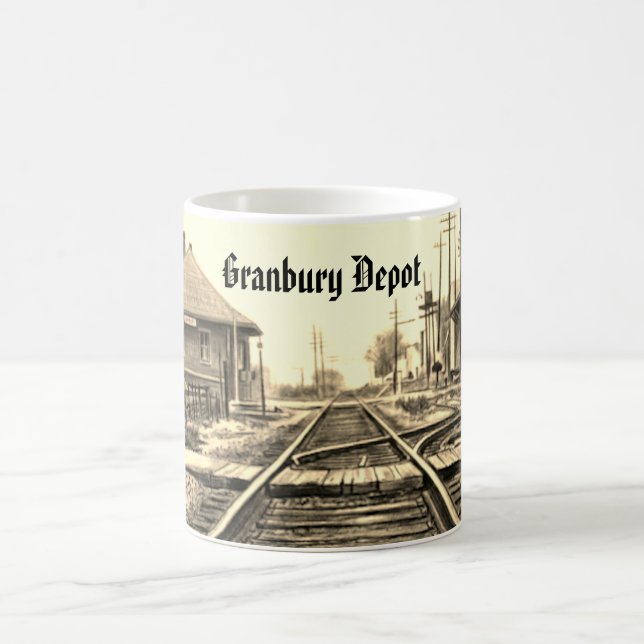 Tasse à café de la gare de Granbury (Centre)