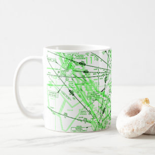 Tasse à café de l'Aviation Chart