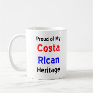 tasse à café de l'héritage de la costa rica