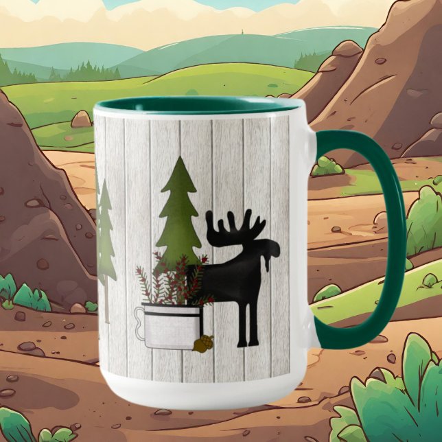 Tasse à café de North Woods Western (Créateur téléchargé)